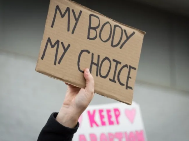 my body my choice sign